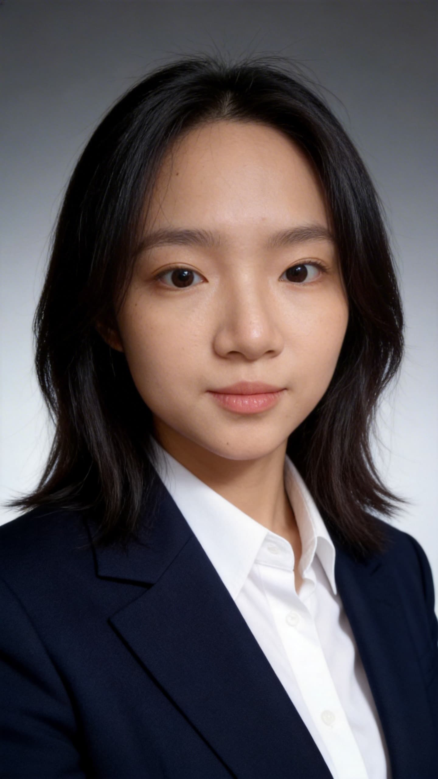 Classic business AI headshot generated from the same selfie set