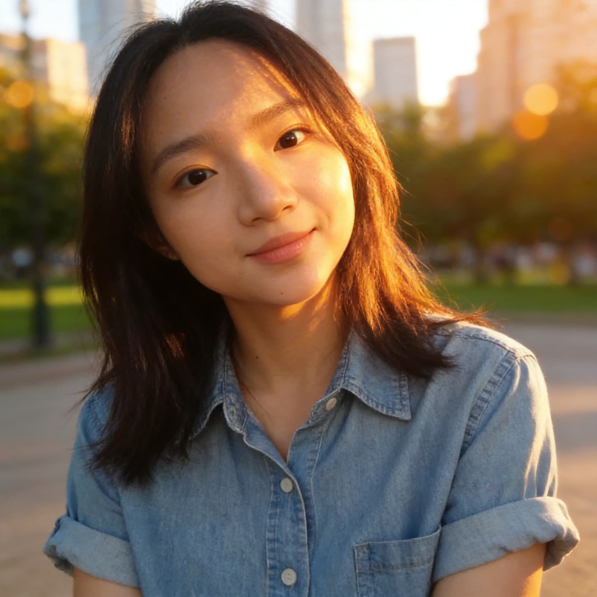 Approachable consultant AI headshot generated from the same selfie set