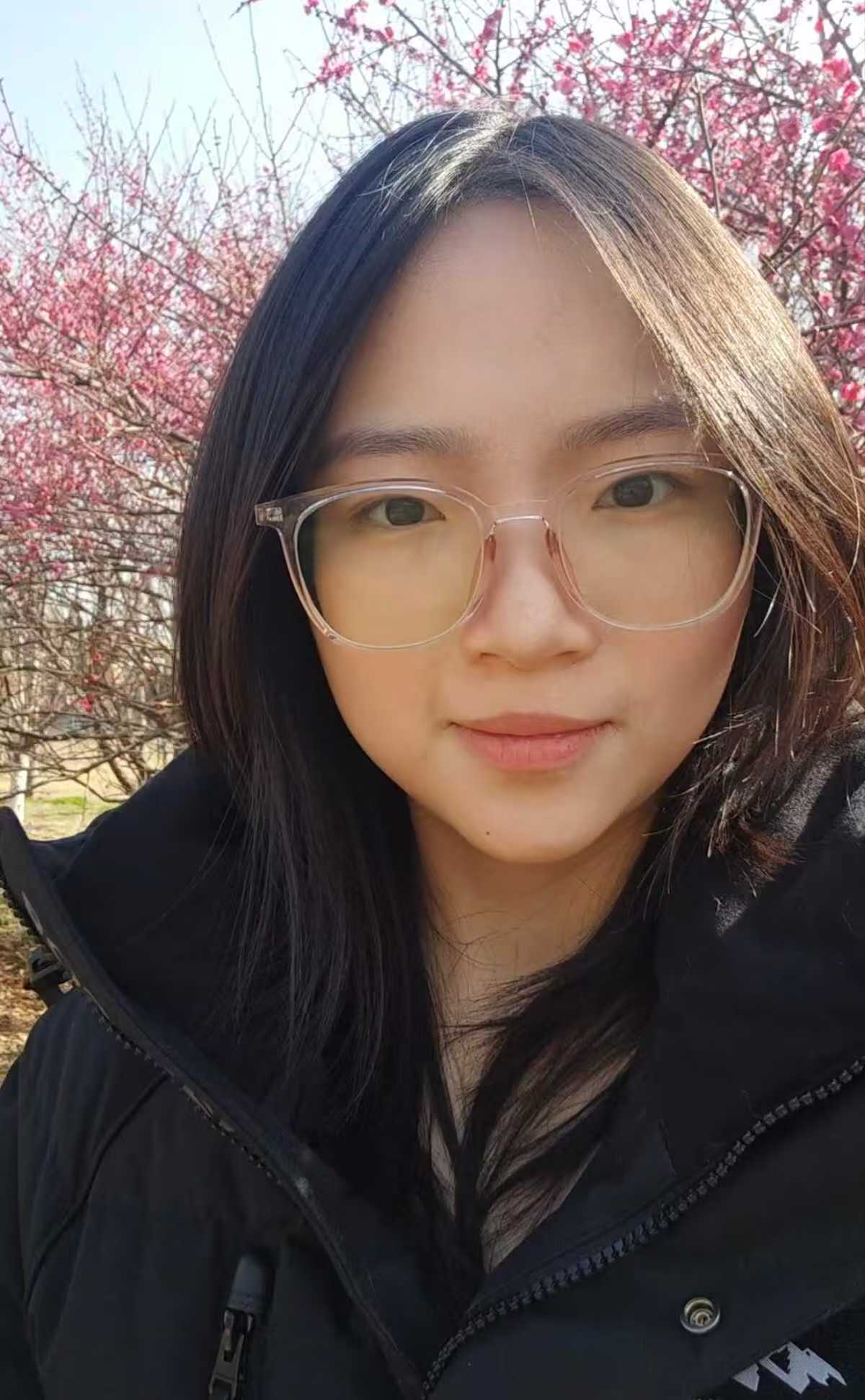 Outdoor selfie used as one of the original uploaded source photos